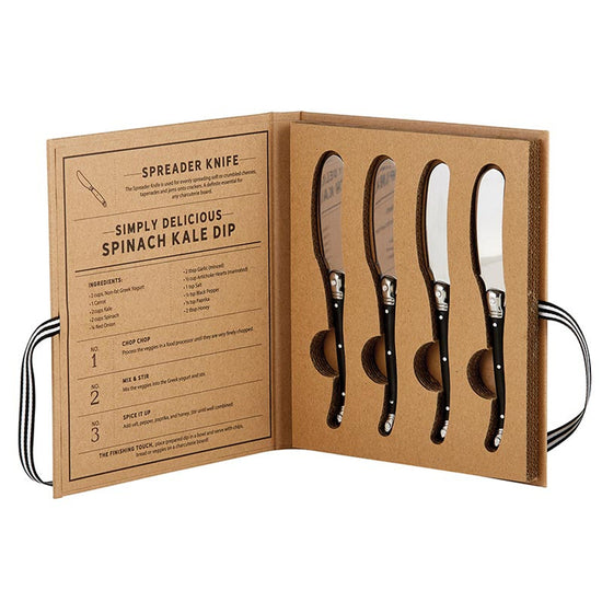 Charcuterie Spreaders Book Box S/4