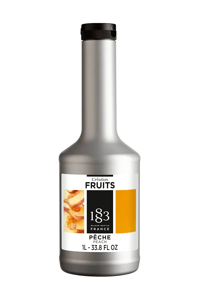 1883 - Peach Puree 1L (Shelf Stable)