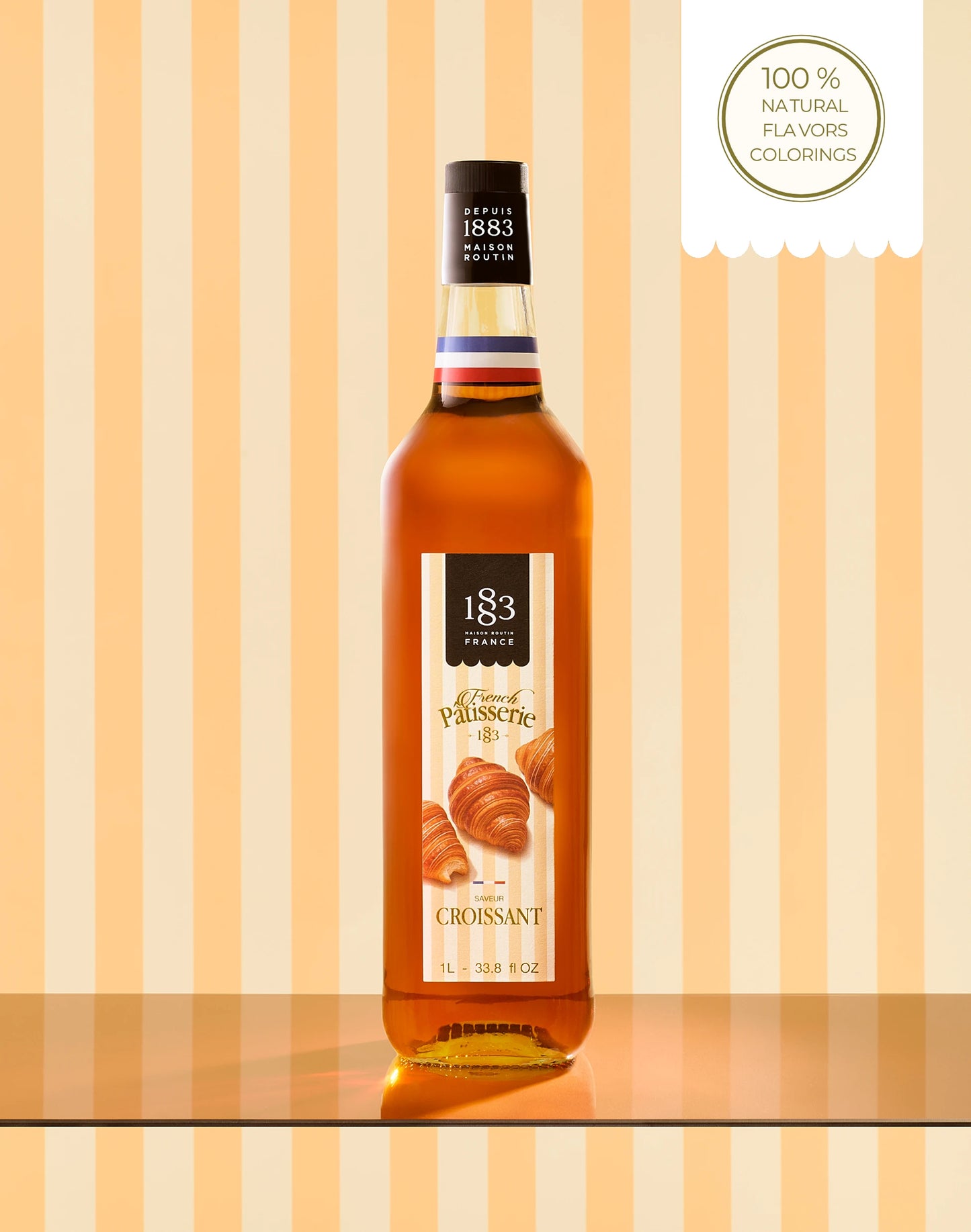 1883 - French Pâtisserie Croissant Syrup 1L
