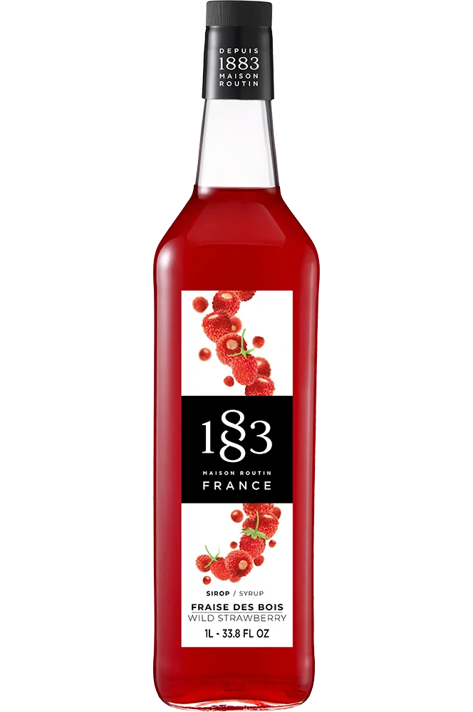 1883 - Wild Strawberry Syrup 1L