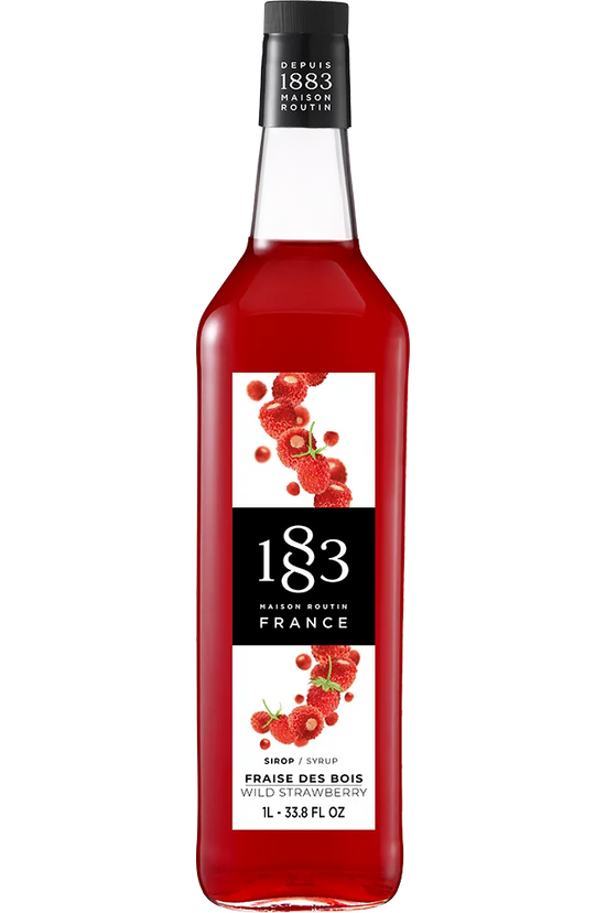 1883 - Wild Strawberry Syrup 1L
