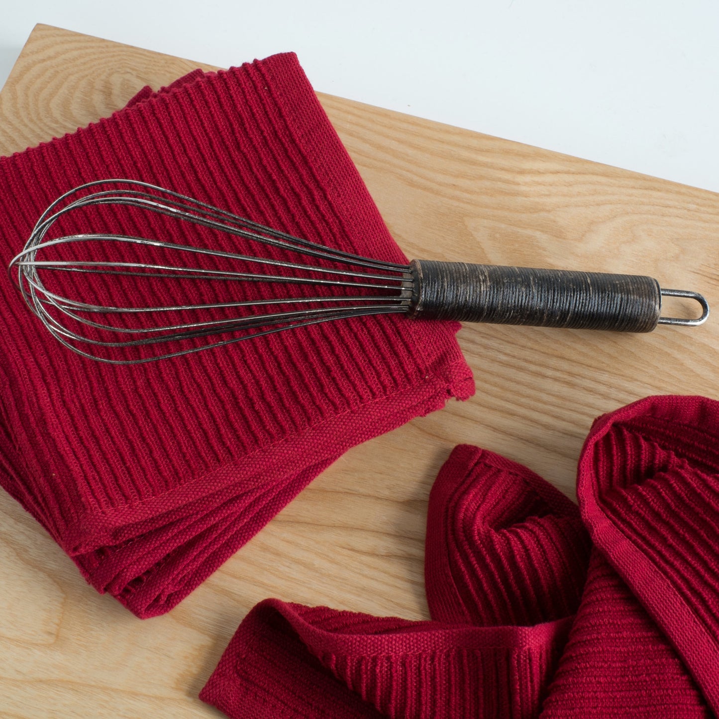 Dishcloth Ripple Set/2 - Carmine