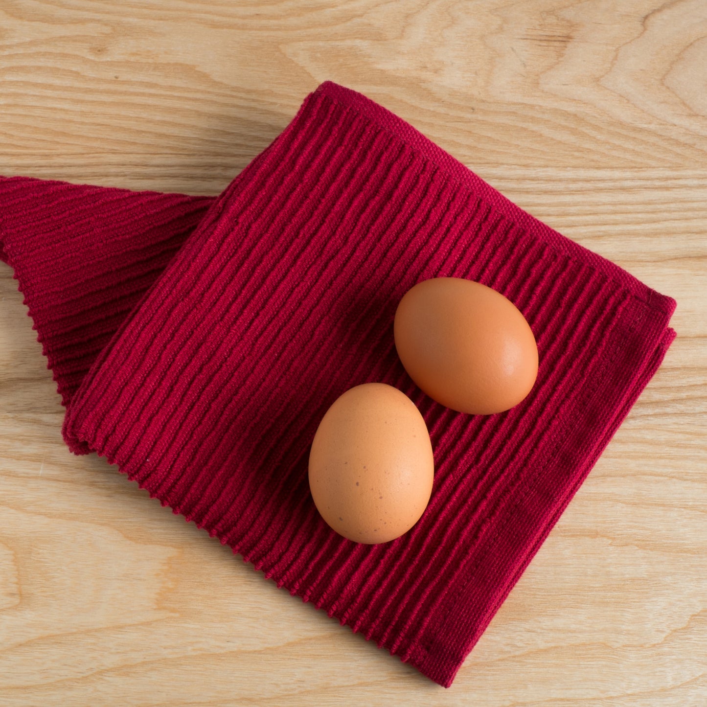 Dishcloth Ripple Set/2 - Carmine