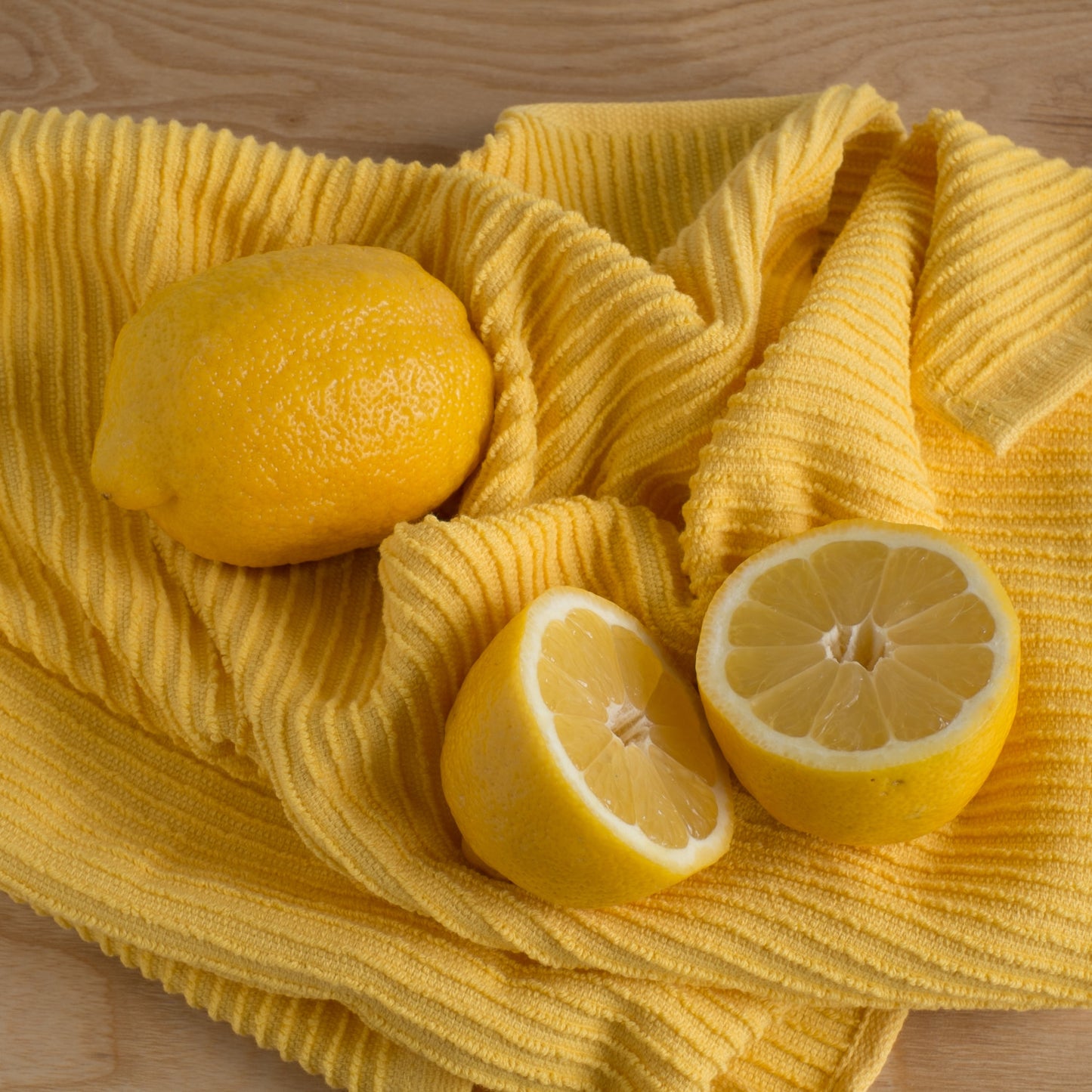 Kitchen Towel Ripple - Lemon