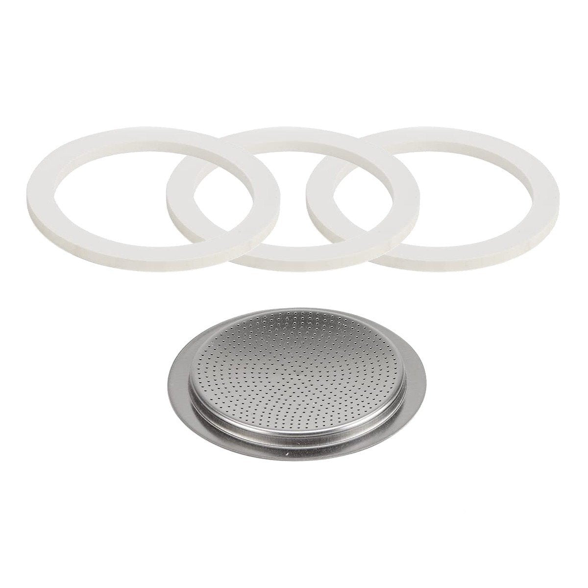 Moka Express 1-Cup Gasket/Filter Set (3/1)