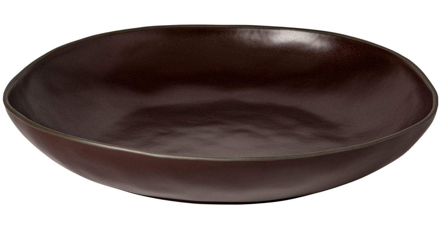 Costa Nova Stacked Organic Serving Bowl — Port