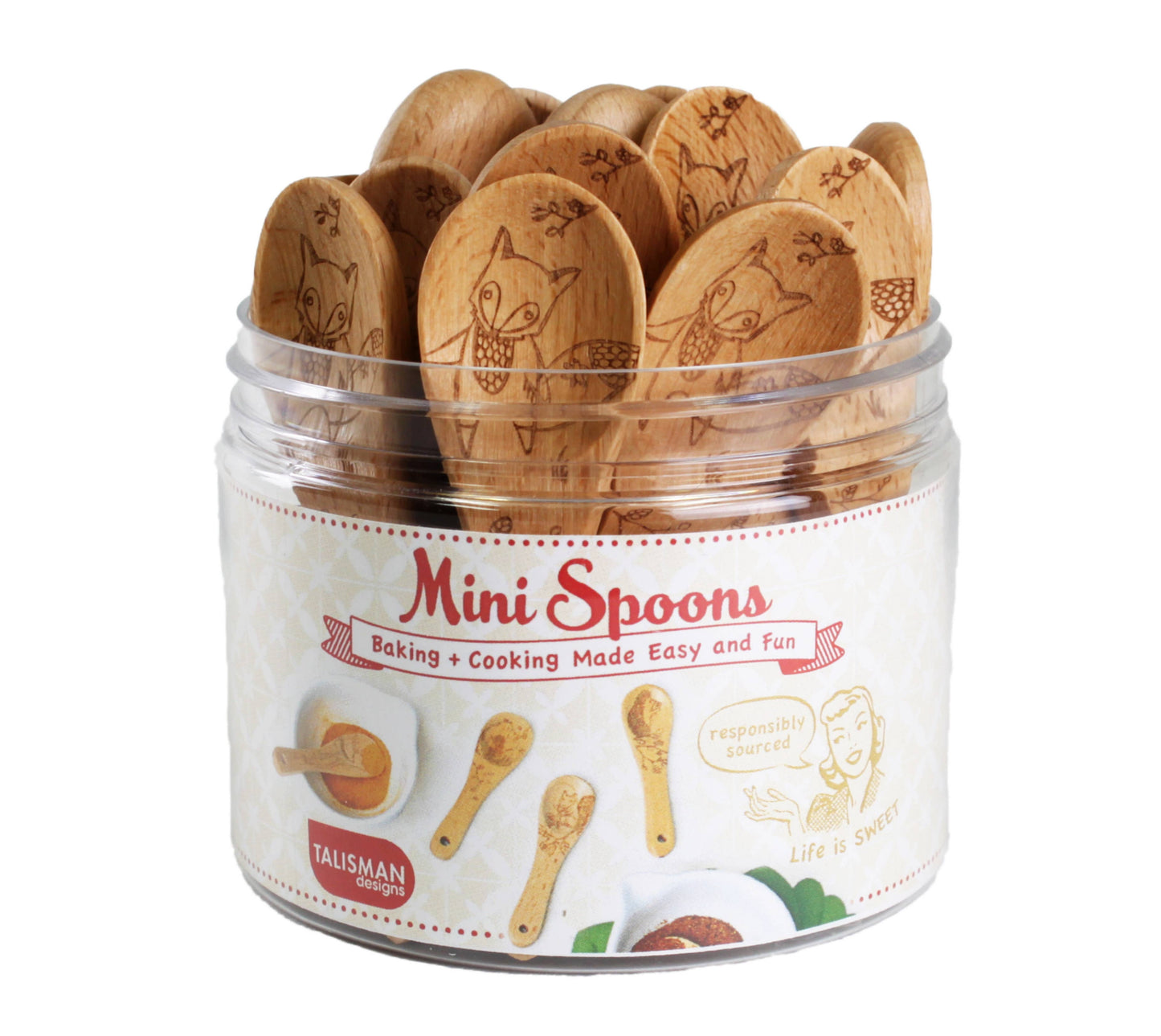 Beechwood Mini Spoon Fox