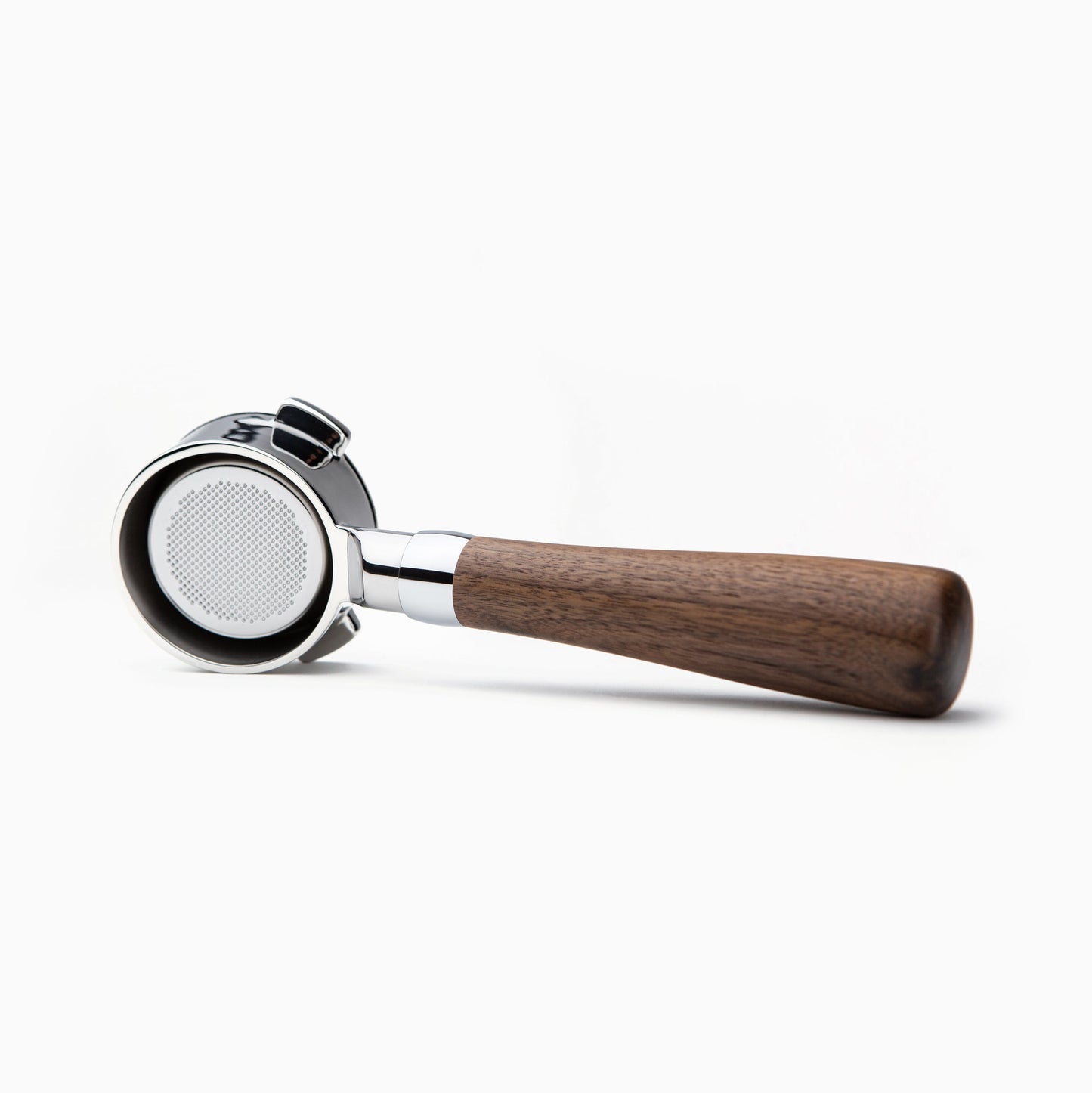 Crema Bottomless Portafilter - 54mm - Walnut