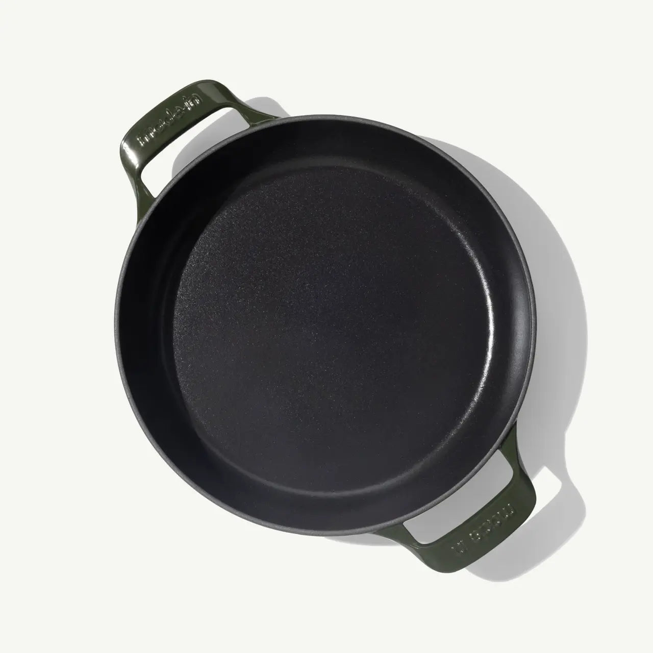 Made In 3.5 Qt Enameled Cast Iron Braiser - Willow Green