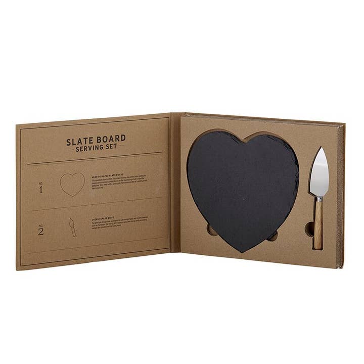 Slate Board Serving Set