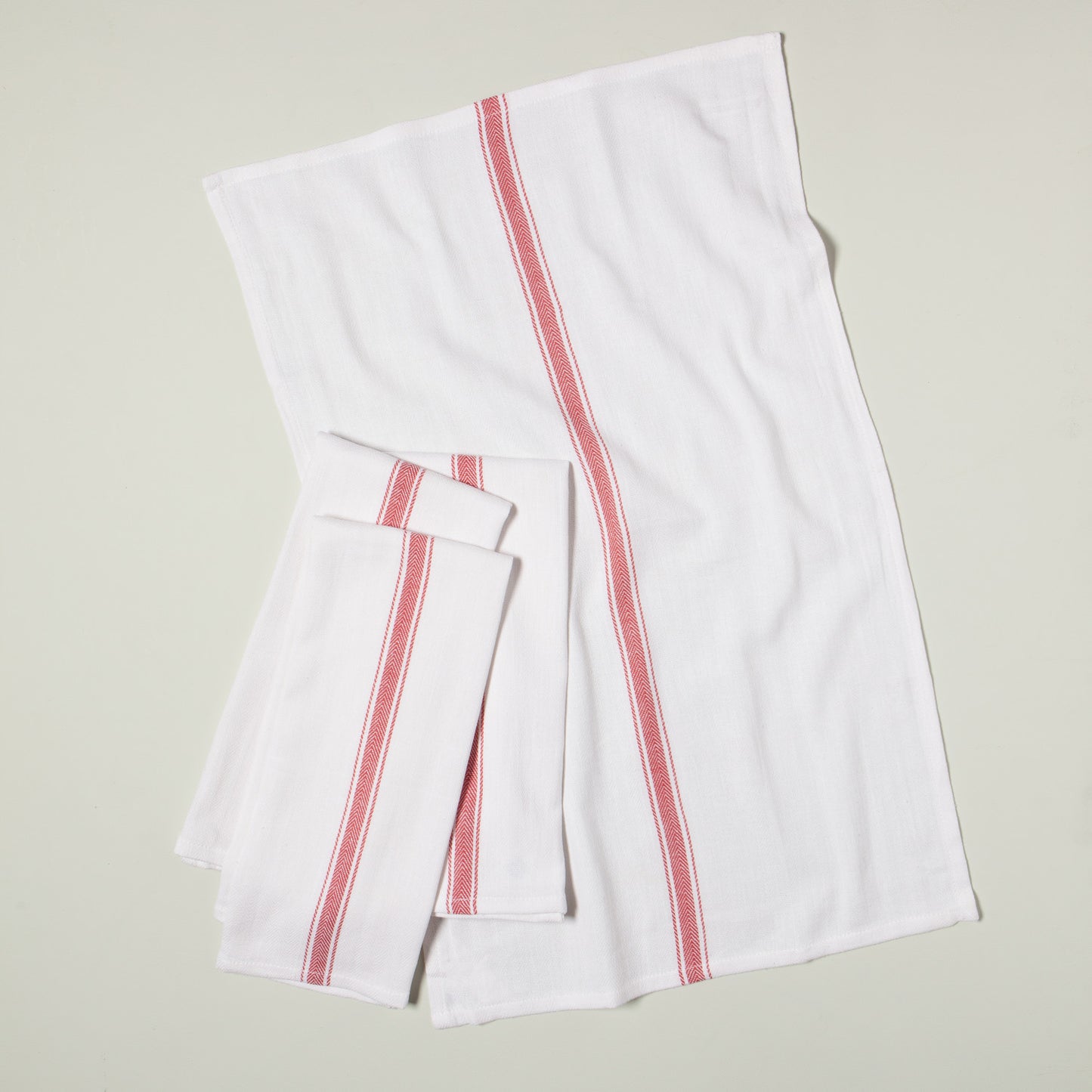 Brooklyn Stripe Tea Towel Set/4