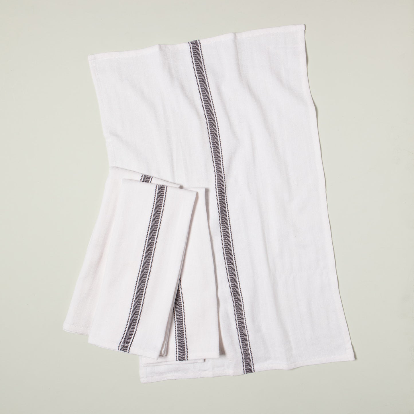 Brooklyn Stripe Tea Towel Set/4