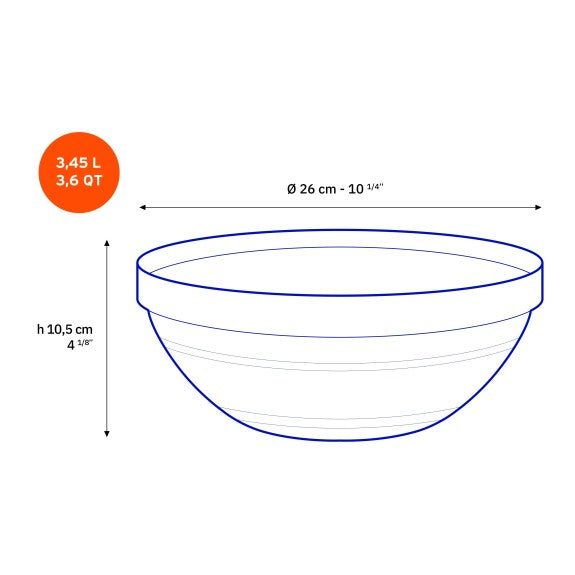 26cm Lys Stackable Bowl each