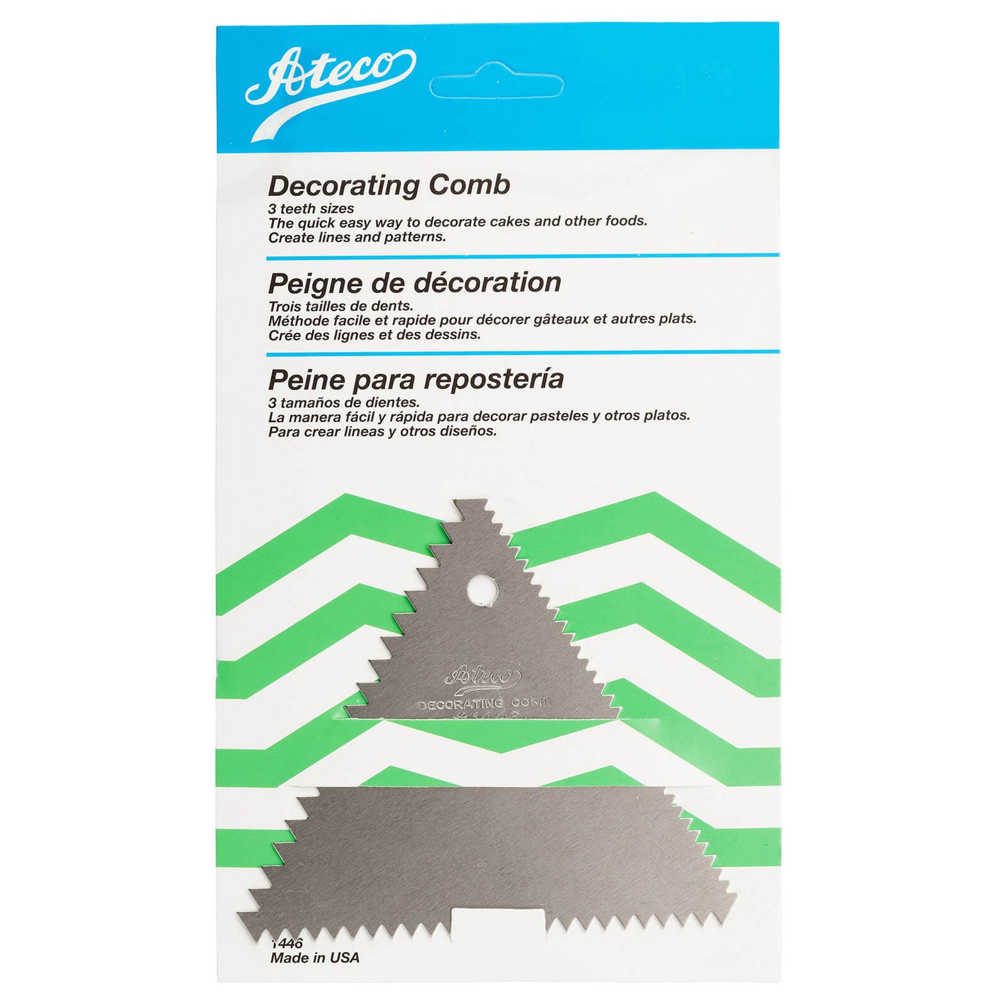 Ateco Decorator Comb Triangle