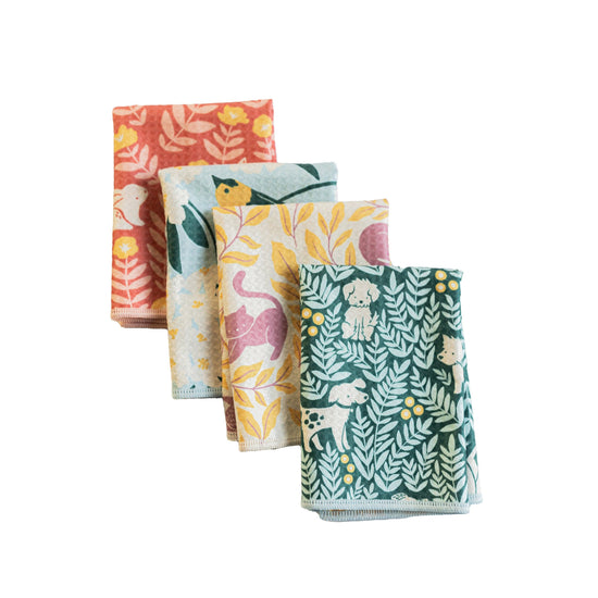 Asst Mighty Mini Towel (Set of 3) - Nuthatch Little Friends