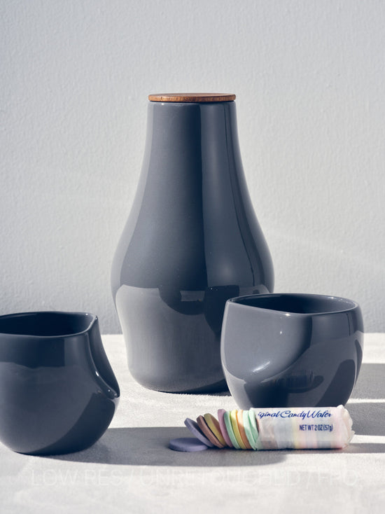 førs carafe and cup set - white (40% off at checkout)