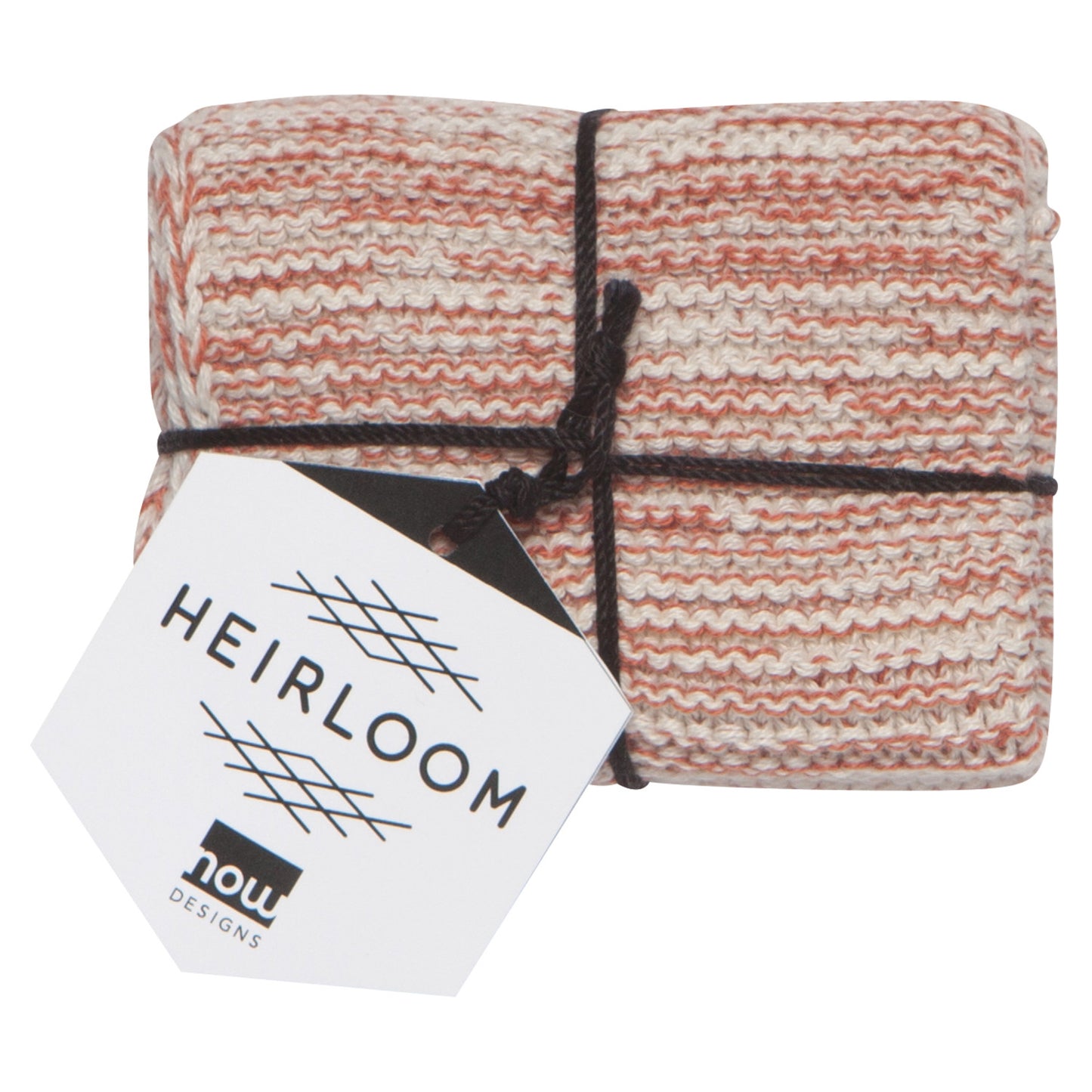 Knit Dishcloths Set/2 - Clay