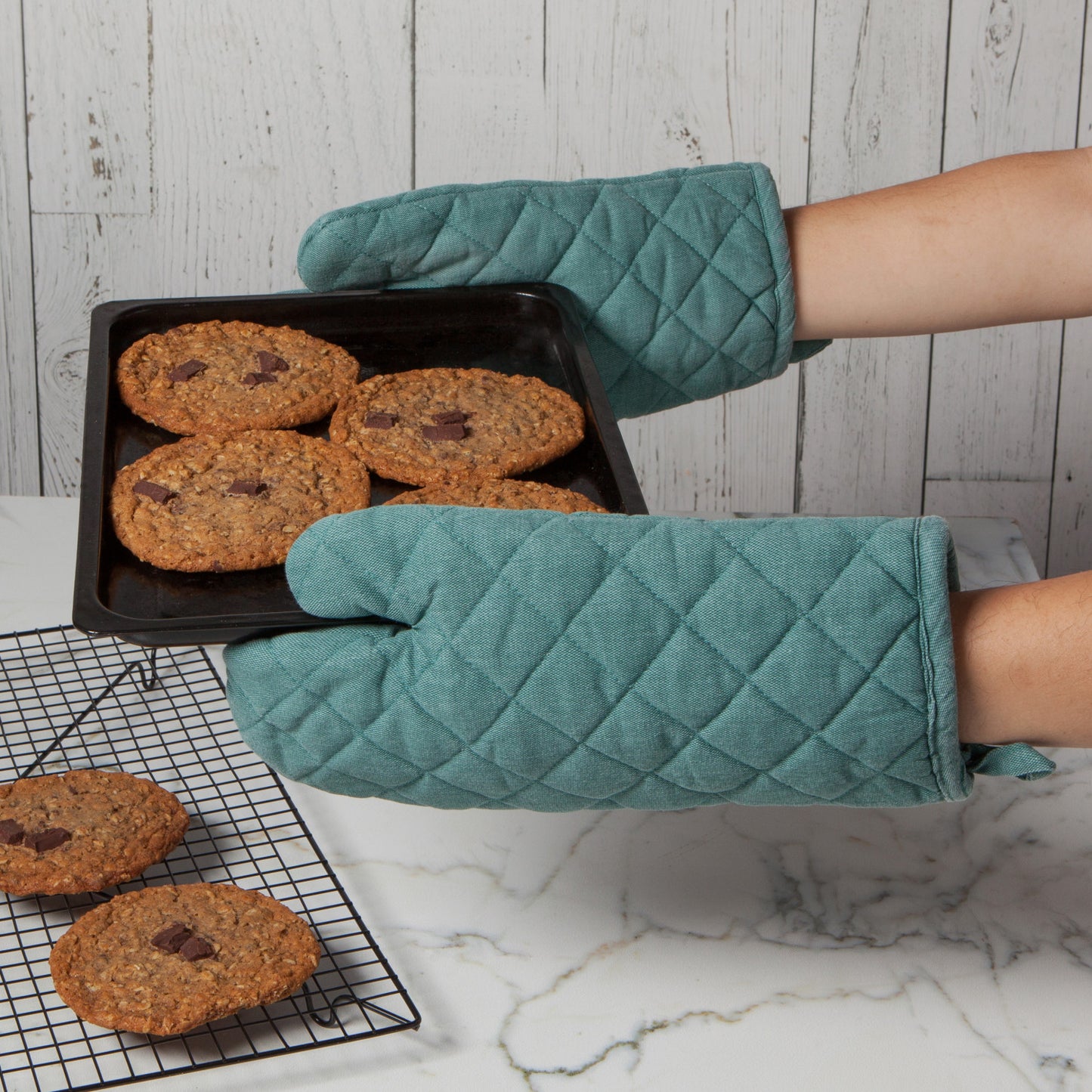 Oven Mitt - Heirloom Stonewash - Lagoon