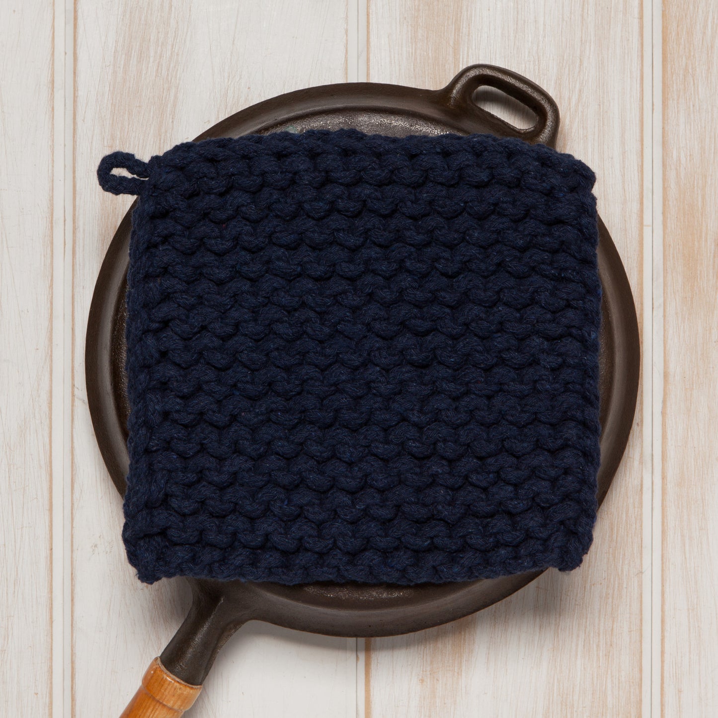 Pot Holder - Knit - Midnight Blue