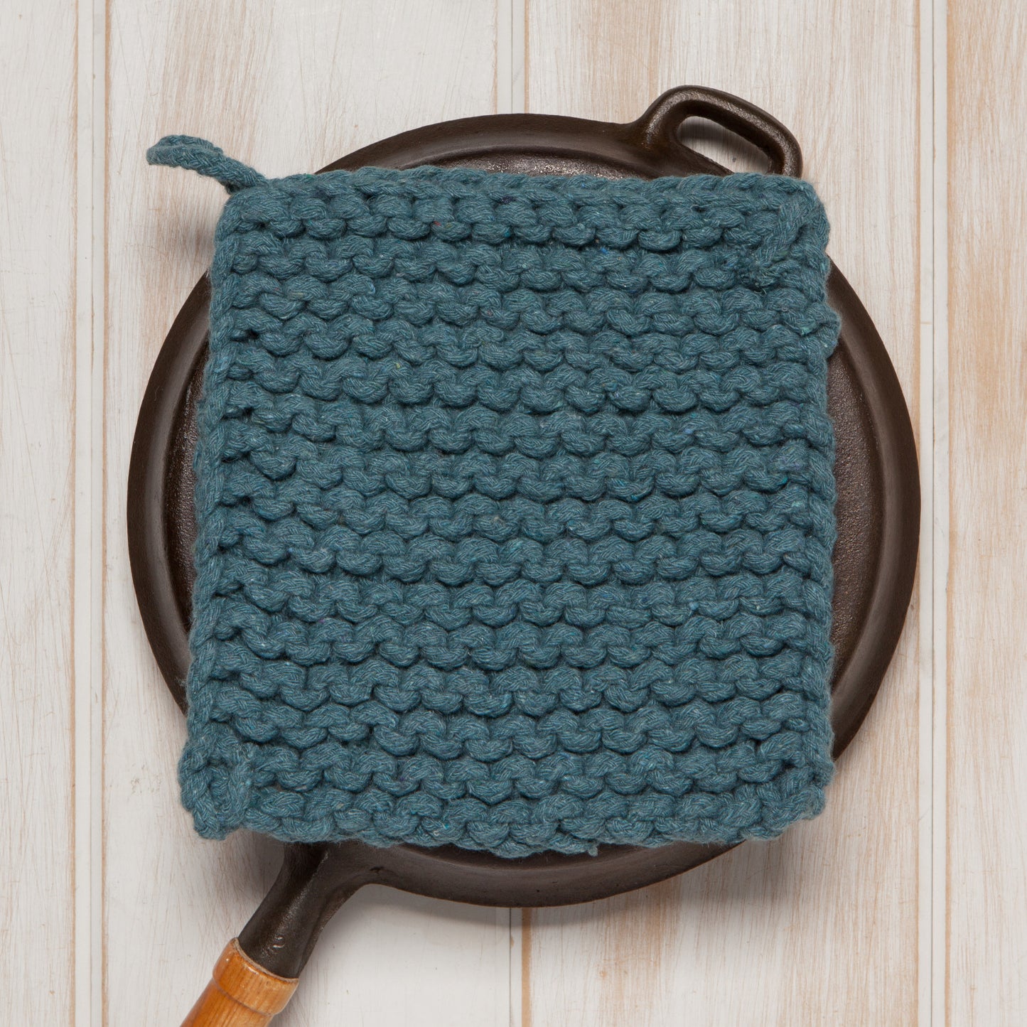 Pot Holder - Knit - Lagoon