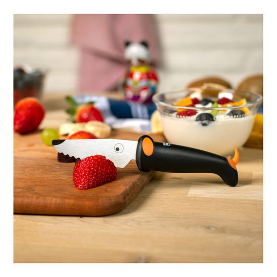 Kinderkitchen 3" Serrated Knife Dog Knife with Teeth