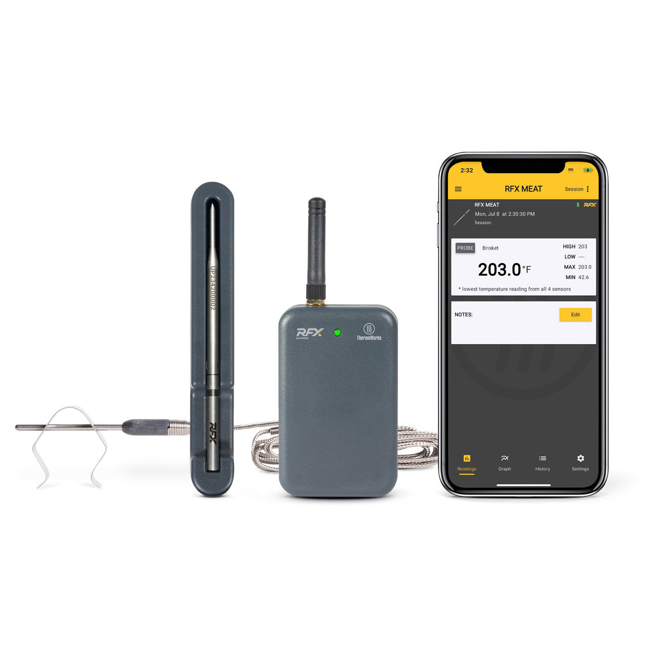 ThermoWorks RFX™ Wireless Probe Starter Kit