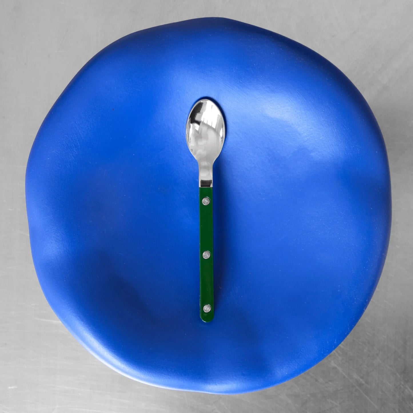 Sabre Bistrot Solid Shiny Espresso Spoon - Green