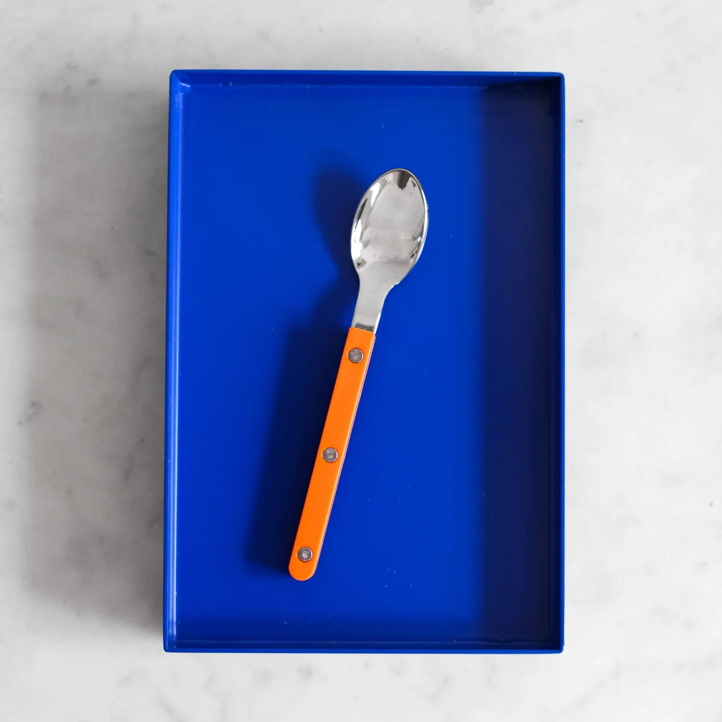 Sabre Bistrot Solid Shiny Espresso Spoon - Orange