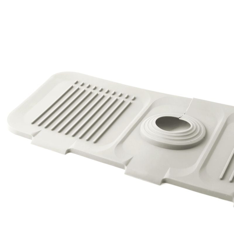 Silicone Faucet Splash Guard - White
