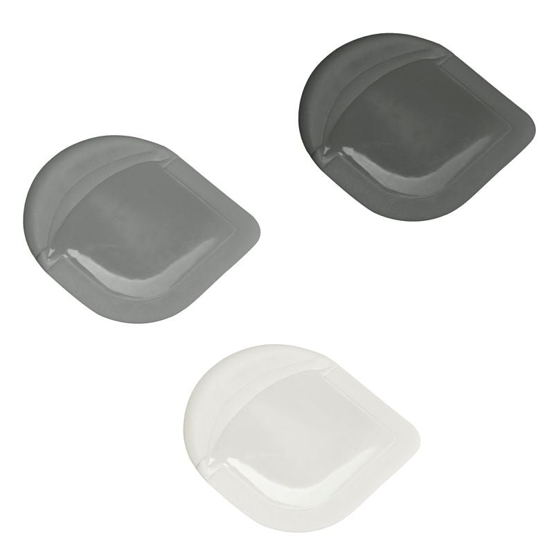 Nylon Pan Scrapers - Assorted Shades of Grey