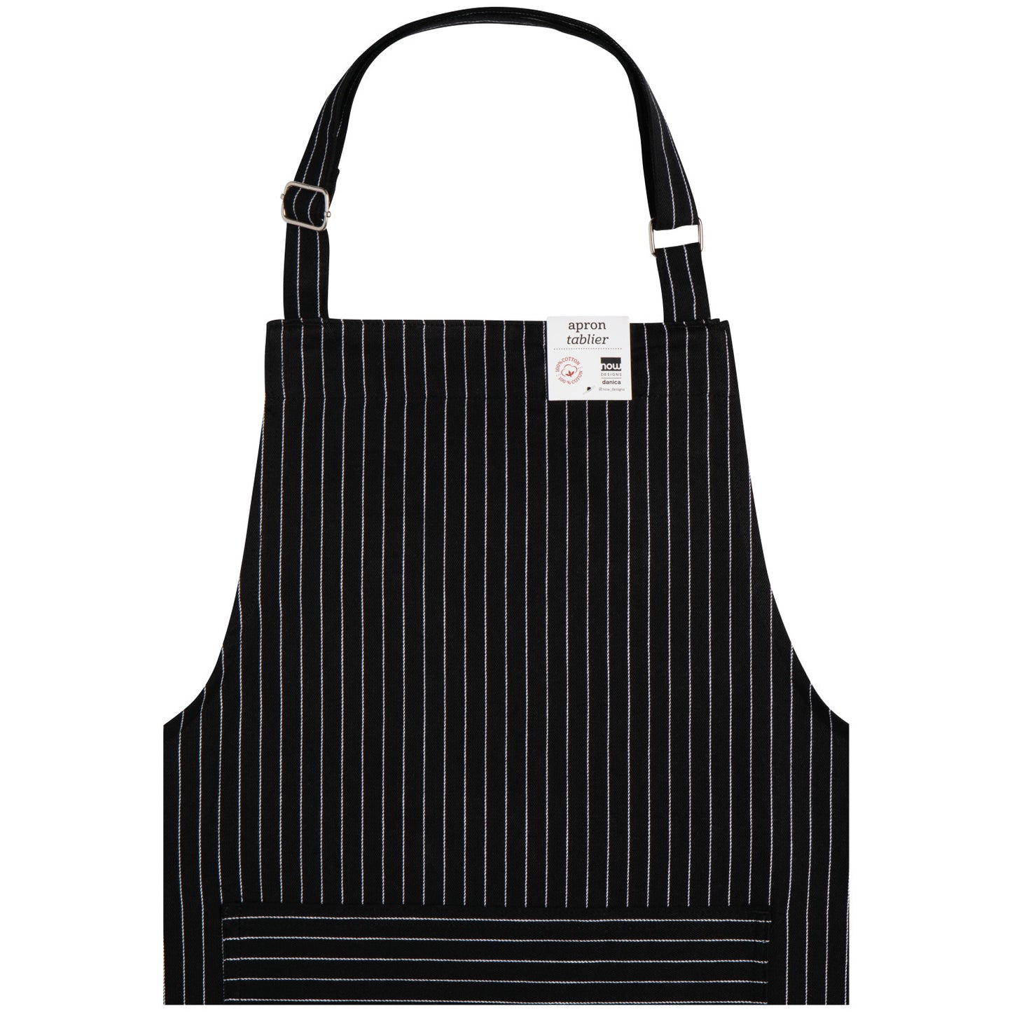 Apron - Chef - Pinstripe Black