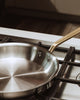 Made In 2pk Stainless Steel Frypan 10" & 12" with Antique Handles