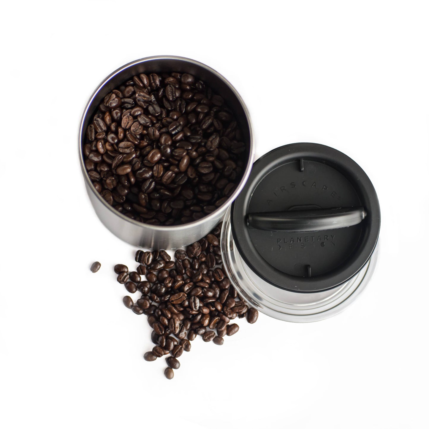 Airscape 250g Classic Canister Brushed Steel