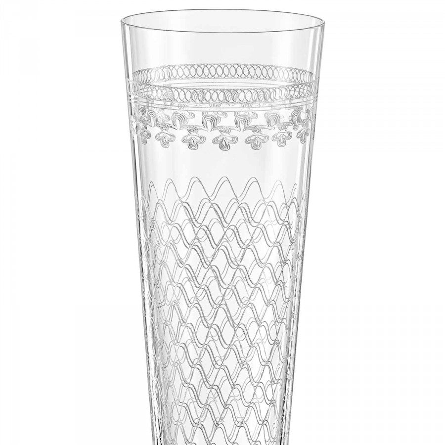 Bella Karolinka Champagne Flute 7.2oz / 200ml Bohemia Crystal