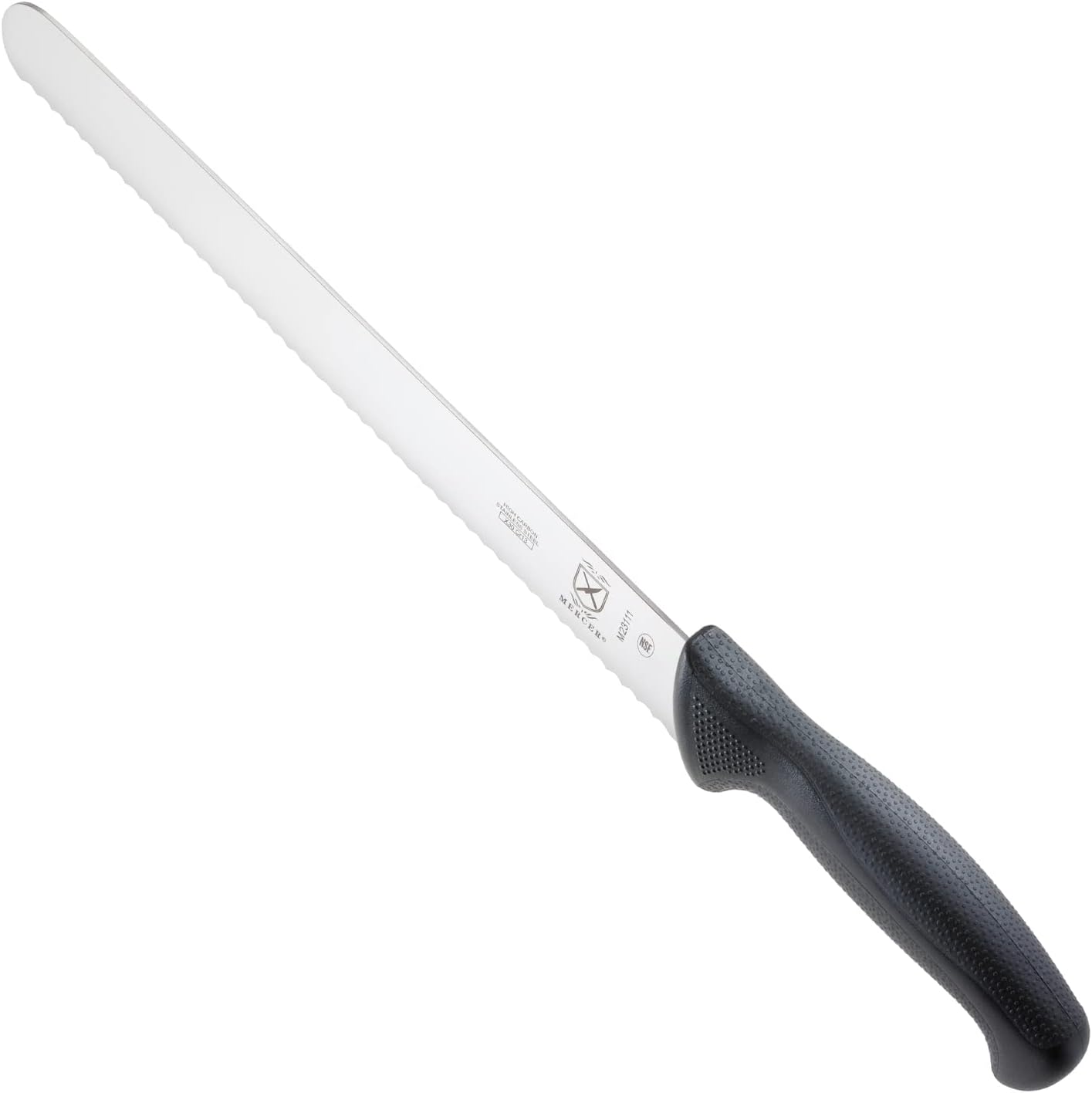 Mercer Millennia Black Handle 11' Wavy Edge Slicer