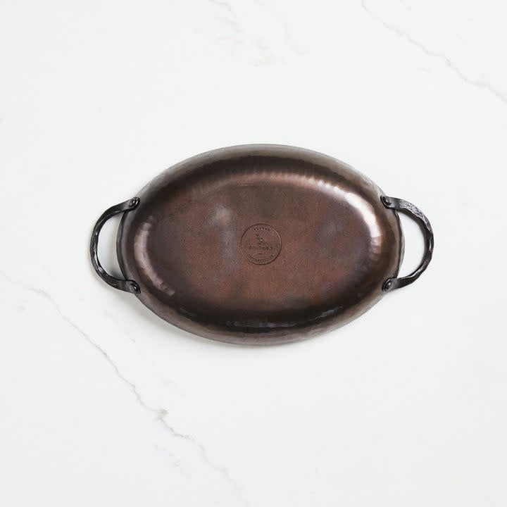 Smithey Carbon Steel Oval Roaster