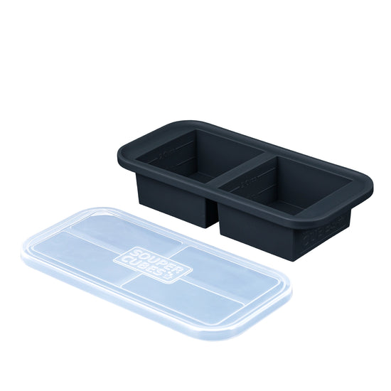 Souper Cubes Freezing Tray 2 Cup Charcoal