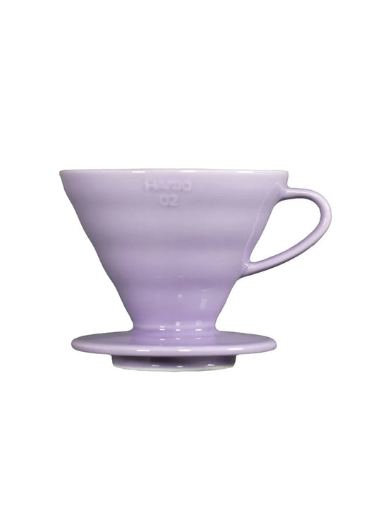 Hario V60-02 Ceramic Dripper - Purple Heather