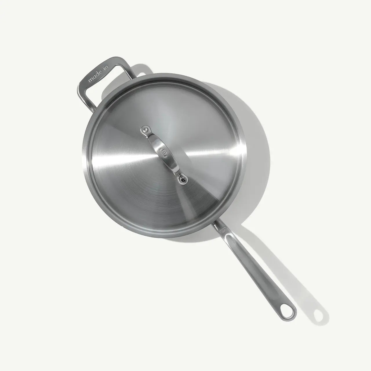 Made In 3.5 Qt Stainless Steel Clad Saute Pan