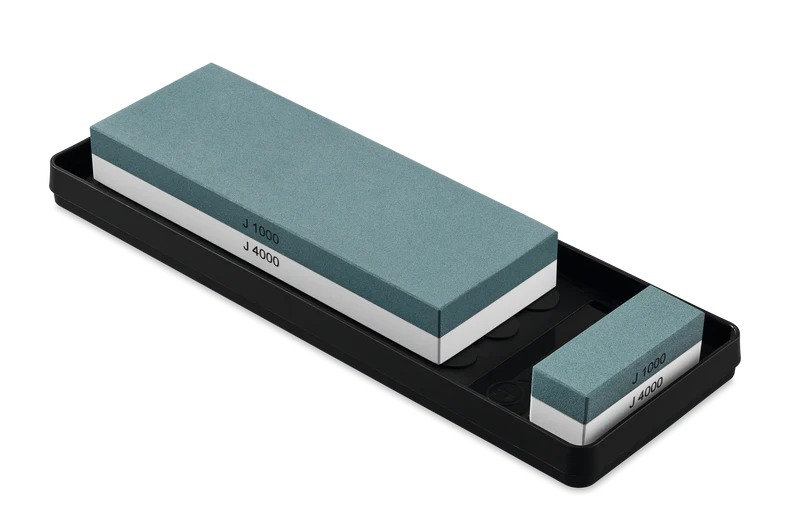Wusthof Two Sided Whetstone 1000/4000 incl. non-slip Holder