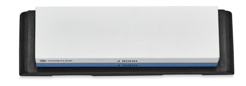 Wusthof Two Sided Whetstone 3000/8000 incl. non-slip Holder
