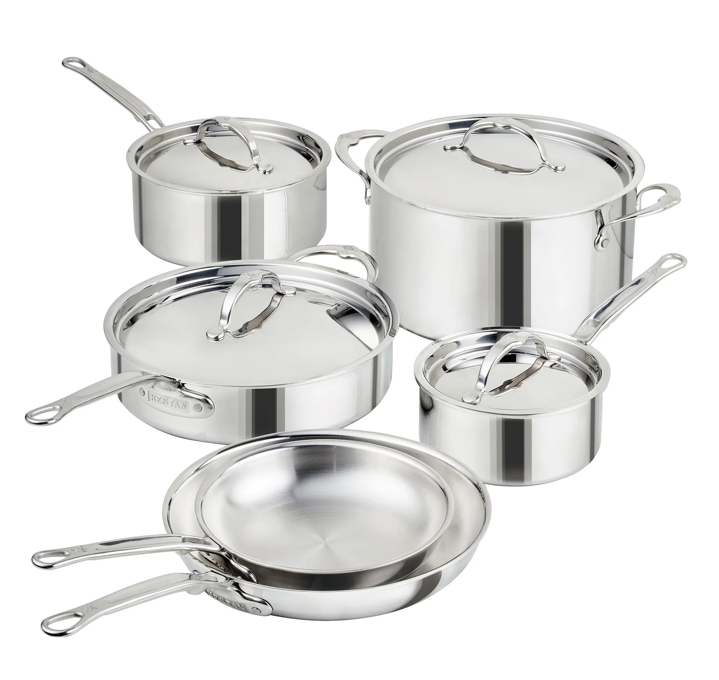 Hestan ProBond® Luxe 10Pc Professional Clad Stainless Steel Cookware Set