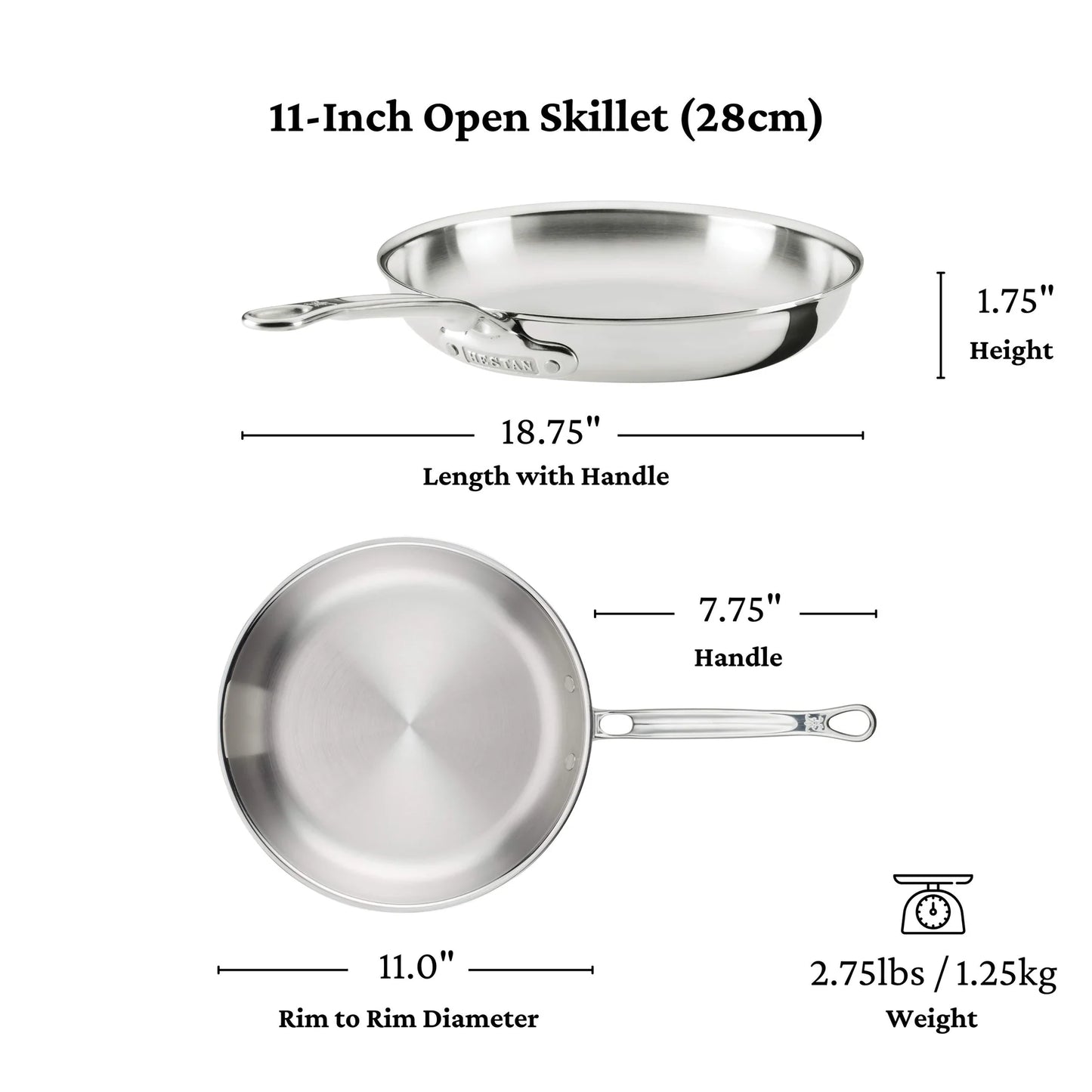 Hestan ProBond® Luxe 10Pc Professional Clad Stainless Steel Cookware Set
