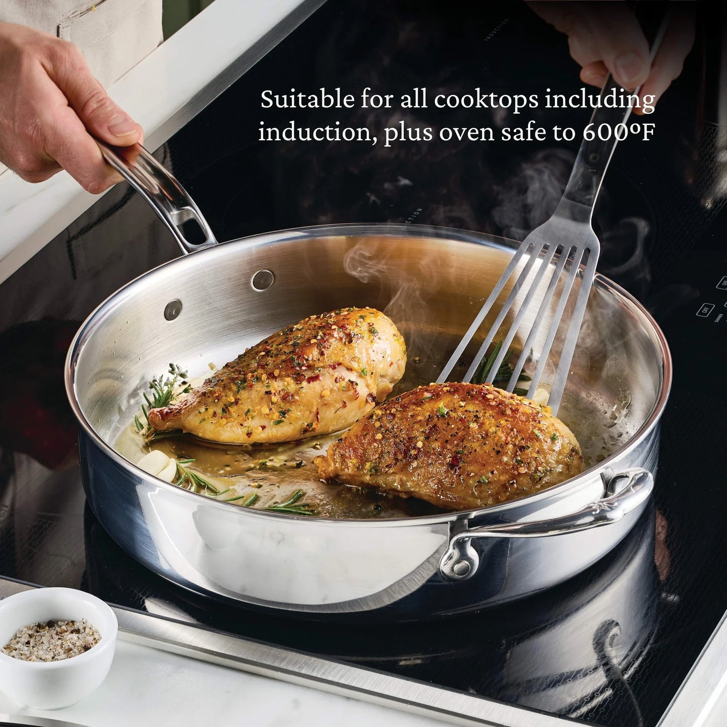 Hestan ProBond® Luxe 10Pc Professional Clad Stainless Steel Cookware Set