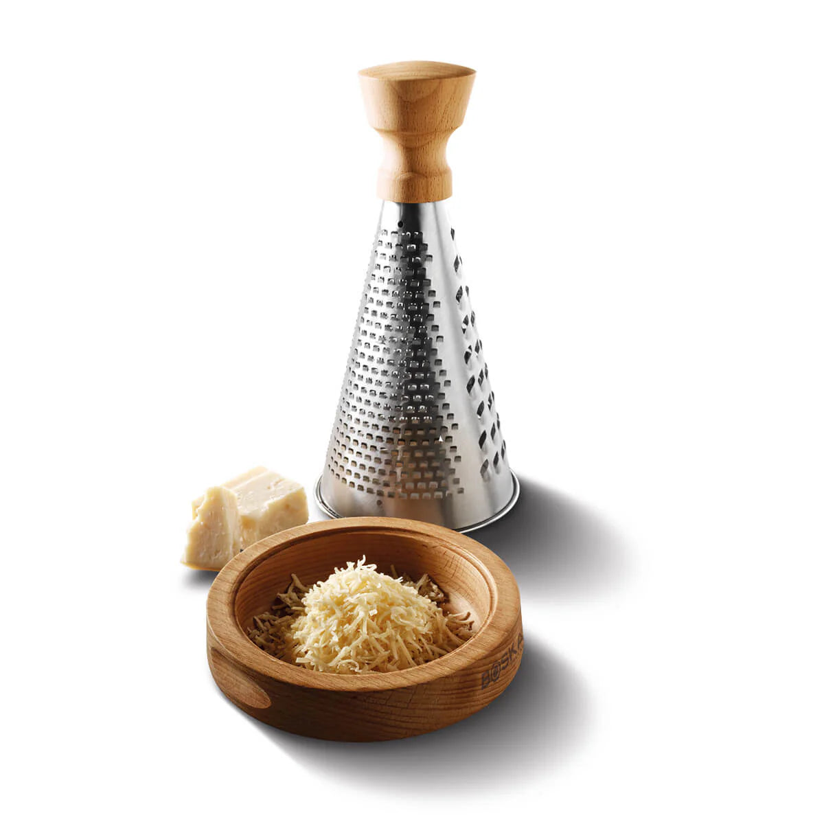 Boska Oslo+ Table Grater with Wood Handle