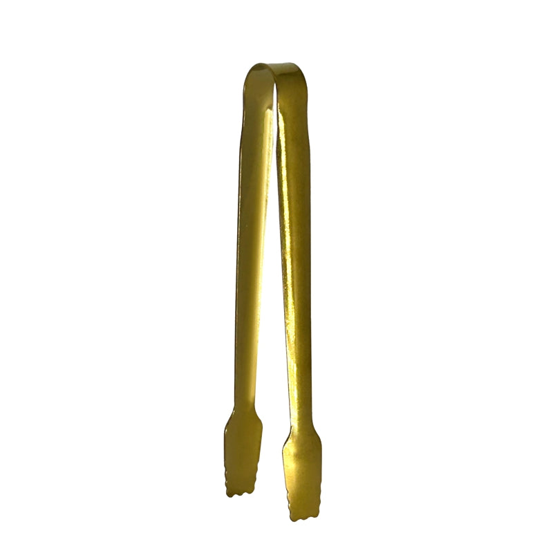 Small Serving Tongs - Gold