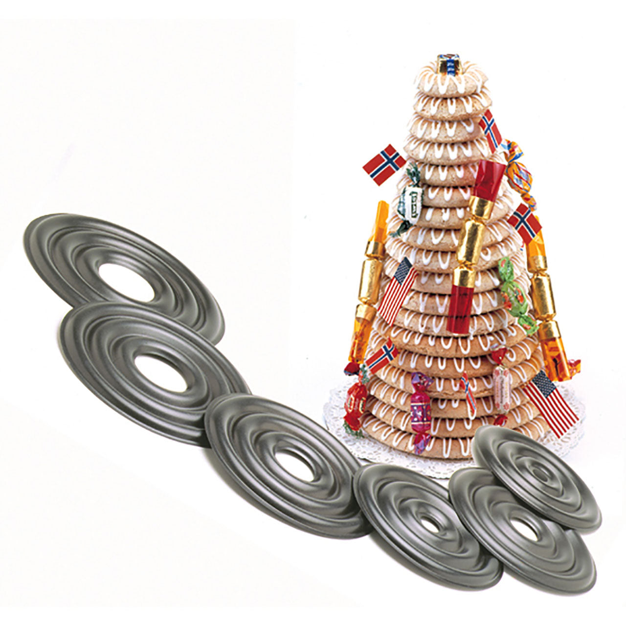 Kransekake Forms - Non-Stick