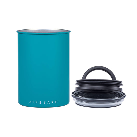Airscape 250g Classic Stainless Steel Canister: Charcoal - Matte Black