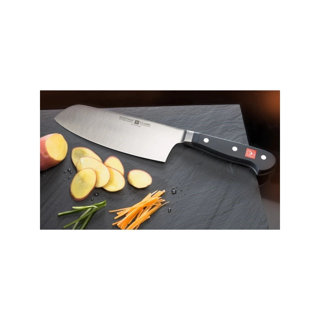 Wusthof 7" Chai Dao Knife - Classic Black