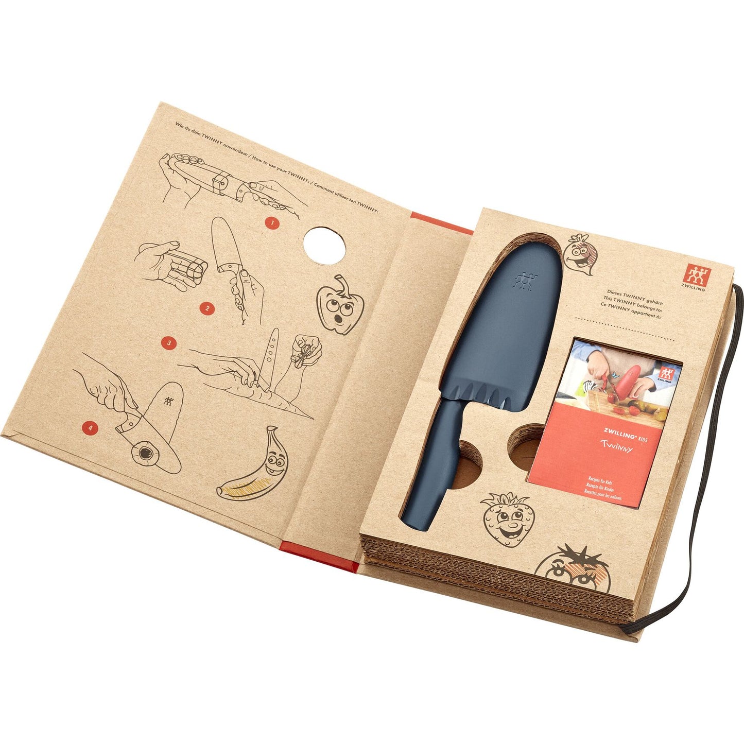 Zwilling Twinny 4" Kids Knife - Blue